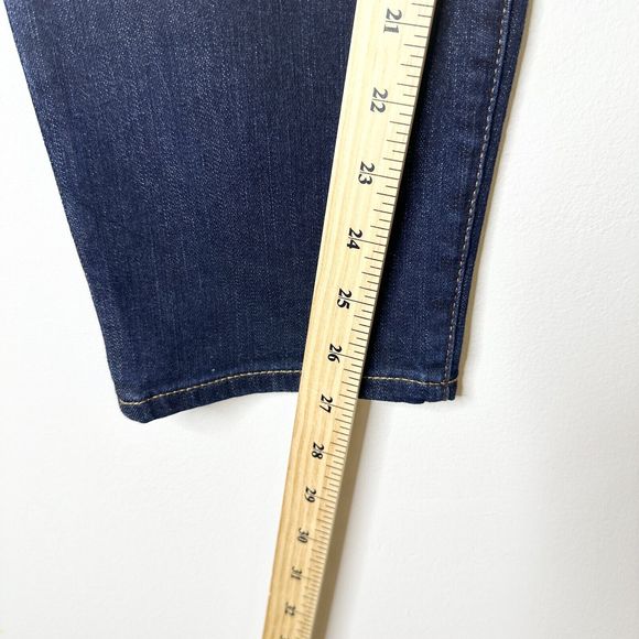 GAP 1969 Jean Women 32 S Dark Wash Stretch Mid Rise True Skinny NWT - Picture 7 of 9